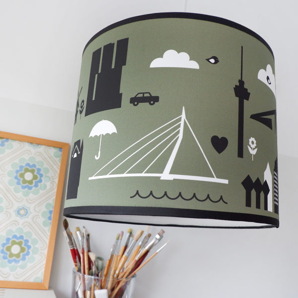 Lamp Rotterdam Iconen olijf groen ANNIdesign 01