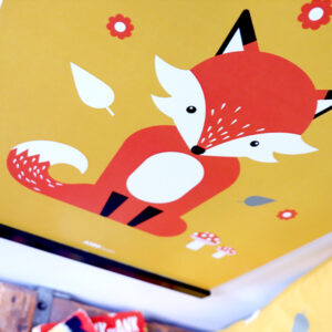 Poster Vos oker geel ANNIdesign 04