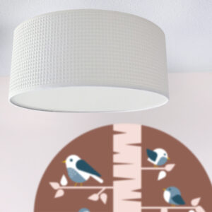 Plafondlamp Wafelstof wit ANNIdesign 01