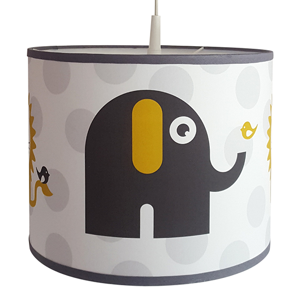 Lamp Leeuw en Olifant voor in elke stoere kinderkamer ANNIdesign