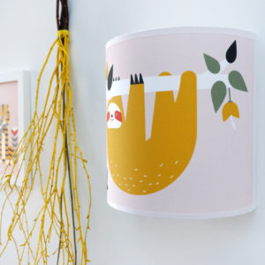 Wandlamp Jungle Luiaard_oud roze_ANNIdesign_02