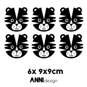 Muurstickers Tijger zwart_ANNIdesign_02