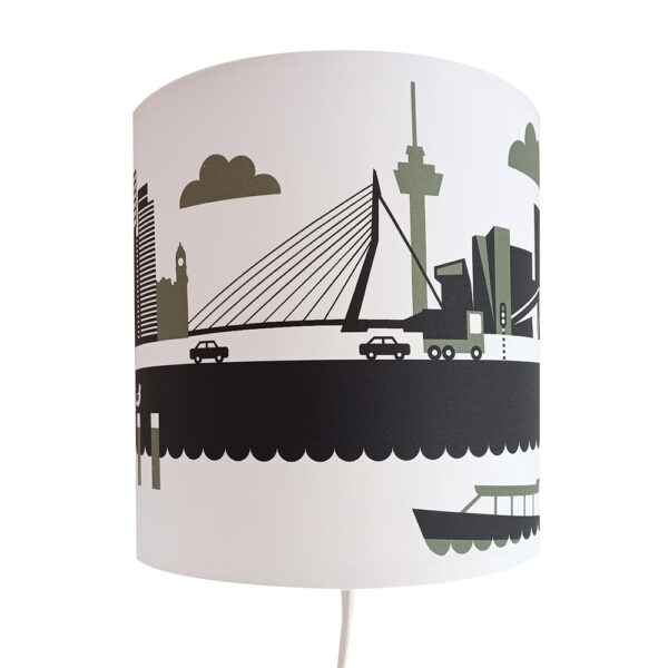 Wandlamp Rotterdam stad olijf groen ANNIdesign S03