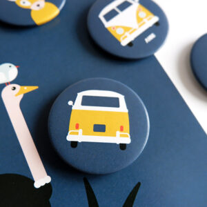 Magneet Safari donker blauw ANNIdesign 02