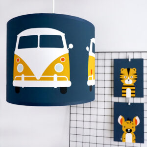 Lamp Safari Busje donker blauw ANNIdesign 01