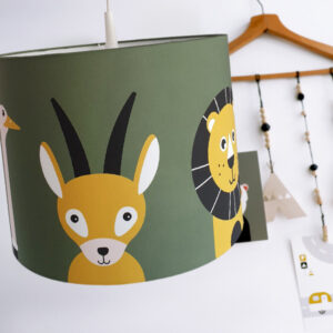 Lamp Safari Dieren olijf groen ANNIdesign 05
