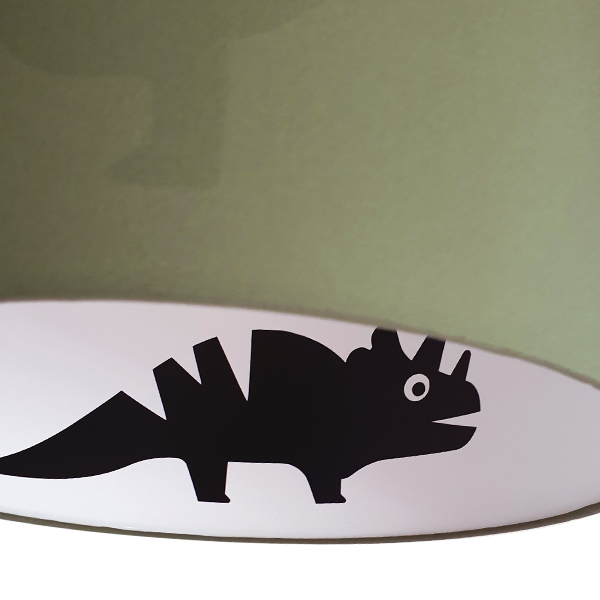 Lamp silhouet Dino Efen vintage groen ANNIdesign S04