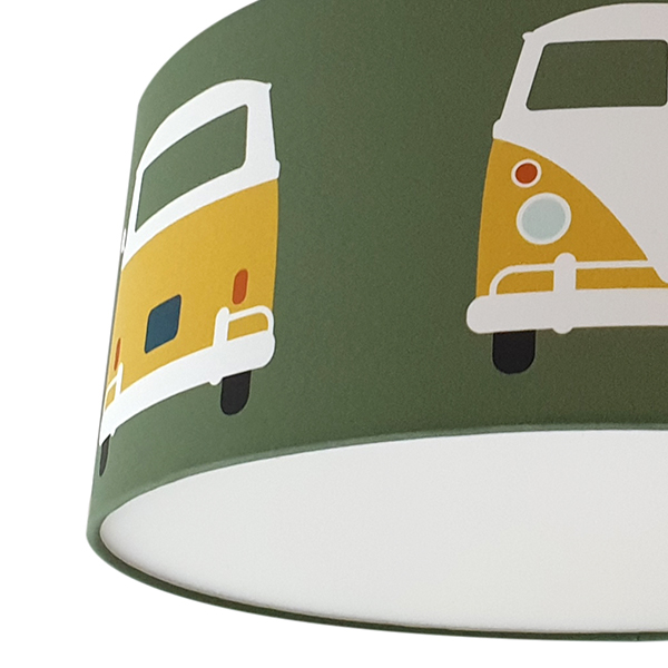 Plafondlamp Safari busje Olijf groen ANNIdesign S02