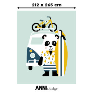 Kinderbehang Cool Boy ANNIdesign afmetingen