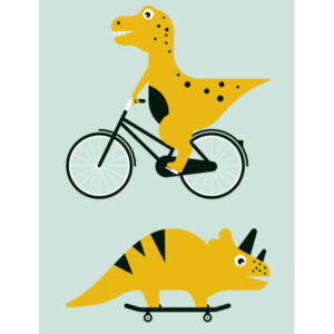 Behangbaan Dino old green 70cm ANNIdesign 02