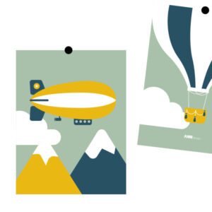 Poster set Piloot Zeppelin ANNIdesign 02