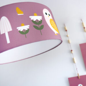 plafondlamp bosdieren oud paars ANNIdesign 02