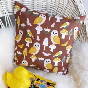 kussen bosdieren terracotta bruin ANNIdesign 02