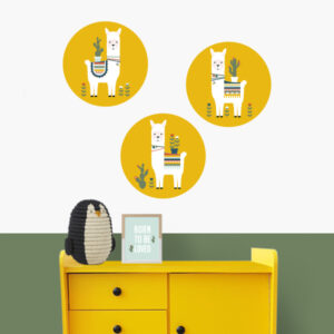 behangcirkel set lama oker ANNIdesign 02