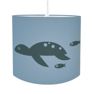 Lamp silhouet Schildpad zee dieren Effen jeans blauw ANNIdesign S01