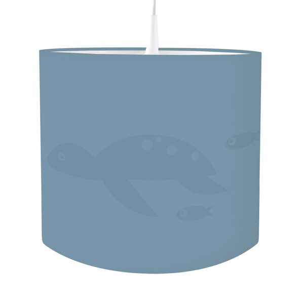 Lamp silhouet Schildpad zee dieren Effen jeans blauw ANNIdesign S02