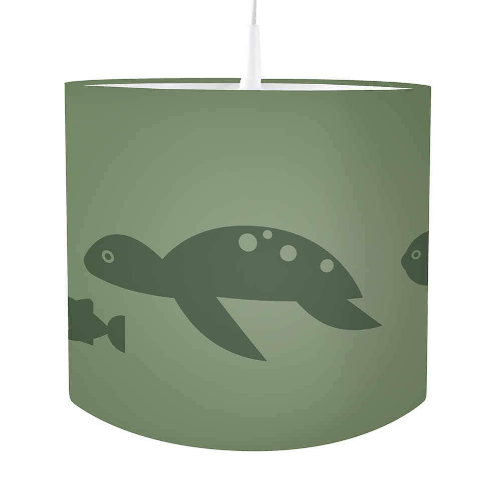 Lamp silhouet Schildpad Kinderkamer effen stof | ANNIdesign