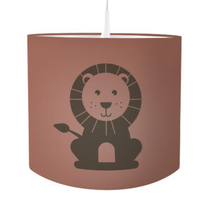Lamp silhouet leeuw Effen terracotta bruin ANNIdesign S01