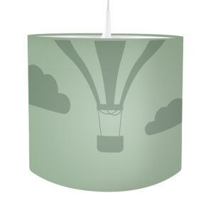 Lamp silhouet luchtballon Effen bleek groen ANNIdesign S01
