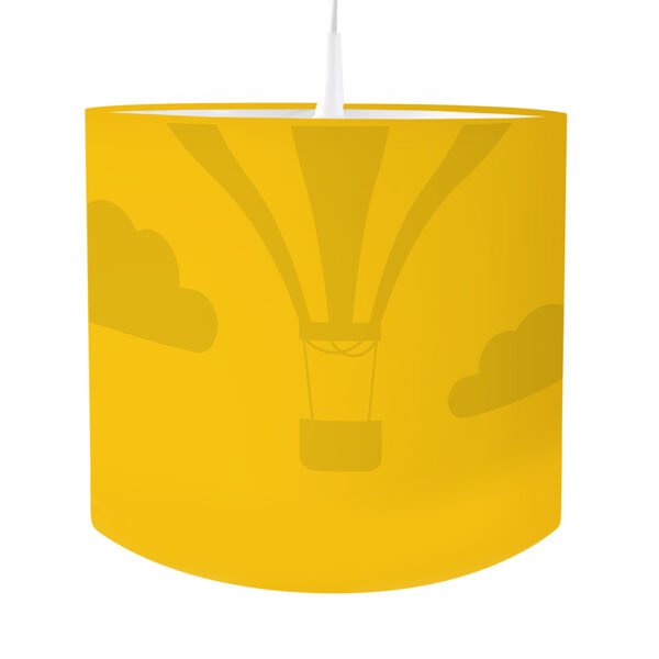 Lamp silhouet luchtballon Effen oker geel ANNIdesign S02