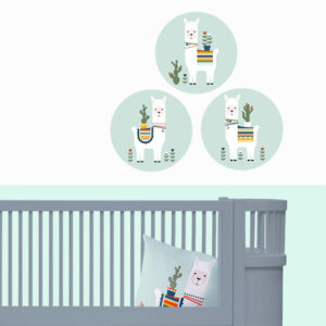 behangcirkel set lama old green ANNIdesign 02