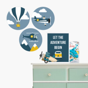 behangcirkel set piloot jeans blauw ANNIdesign 02