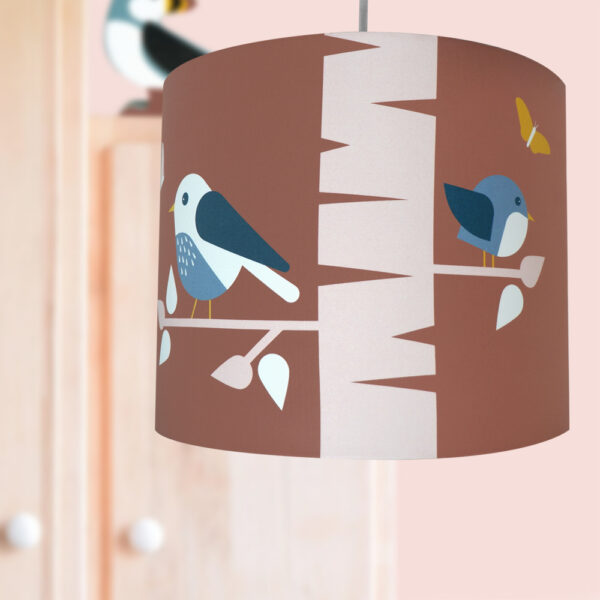 hanglamp vogels in boom terracotta bruin ANNIdesign 03