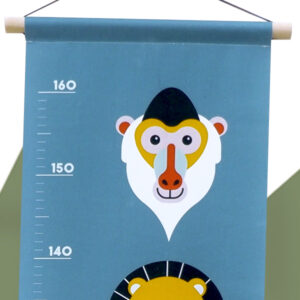 Groeimeter safari jeans blauw ANNIdesign 02