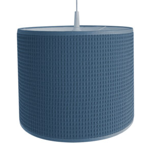 Hanglamp wafelstof oud blauw ANNIdesign S01