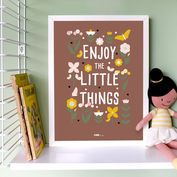 poster enjoy the little things_terracotta bruin_ANNIdesgin_01