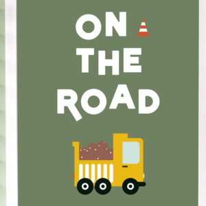 poster voertuigen on the road_tekst olijf groen ANNidesign 02