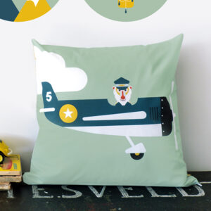 voordeel set muurcirkels kussen piloot bleek groen kussen muursticker set ANNIdesign 02