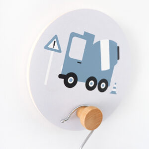 kapstok Cementwagen jeans blauw 1 knop ANNIdesign 02