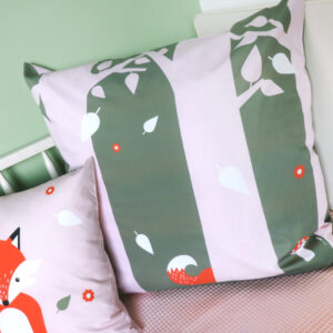 sierkussen XL vos oud roze ANNIdesign 02