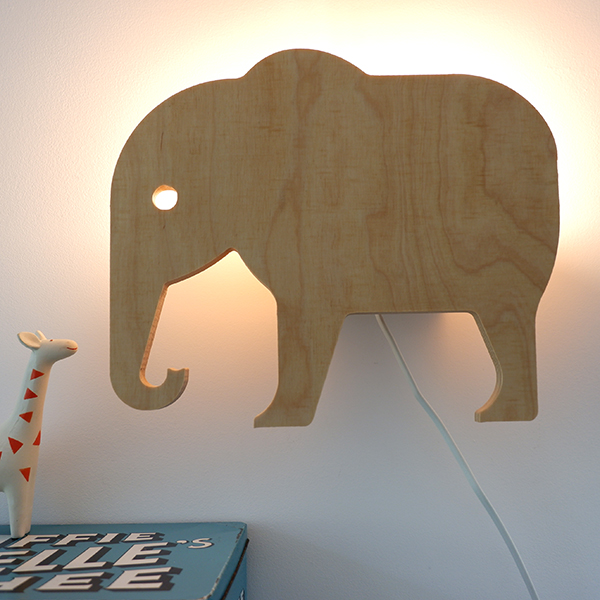 wandlamp olifant hout ANNIdesign 02