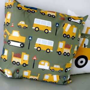 kussen XL on the road olijf groen ANNIdesign 02